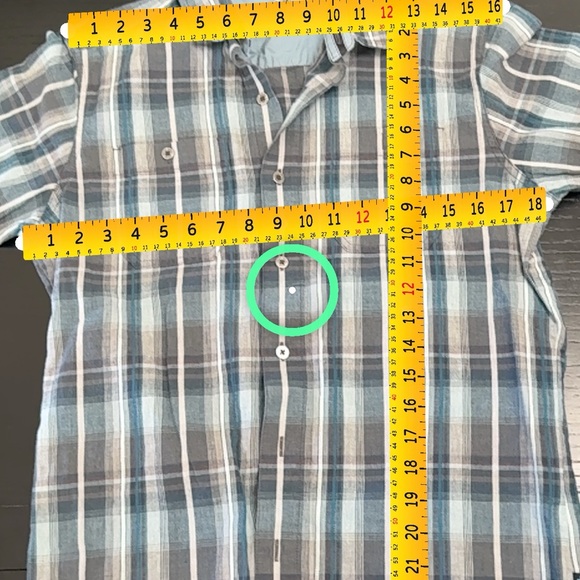 KÜHL Scorpio plaid short sleeve shirt Style 7277 - Picture 6 of 6